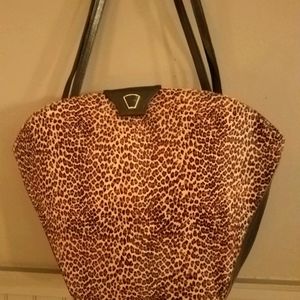 Carey Adina Vintage Leopard Bag /Shopper